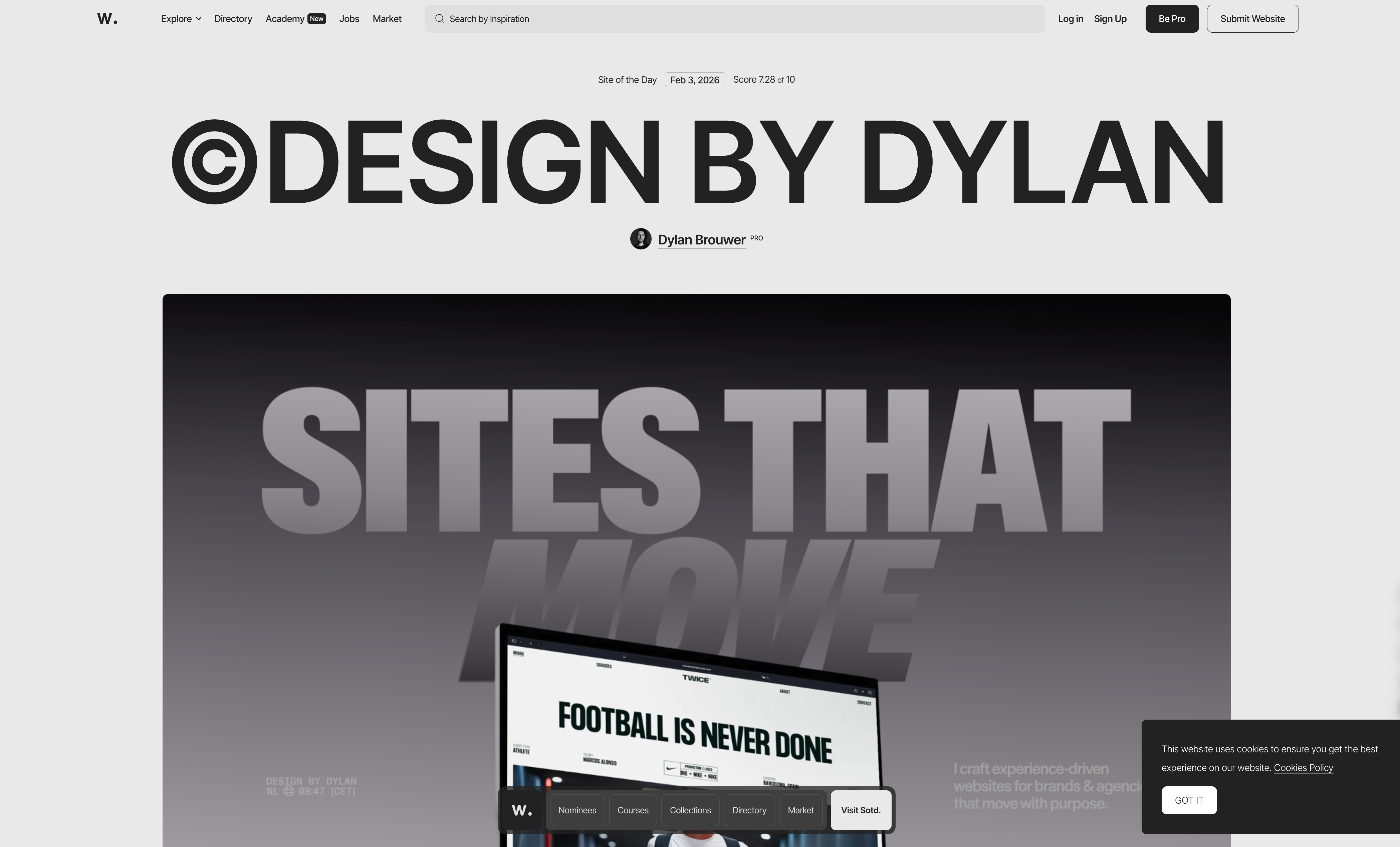 优秀的网页设计案例网站