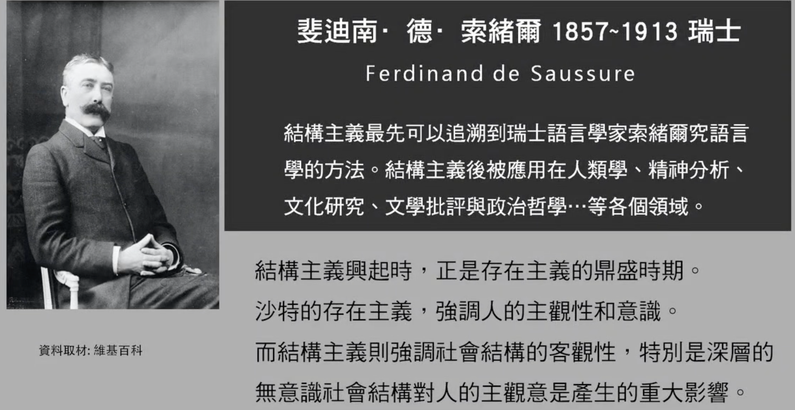 索绪尔与结构主义语言学