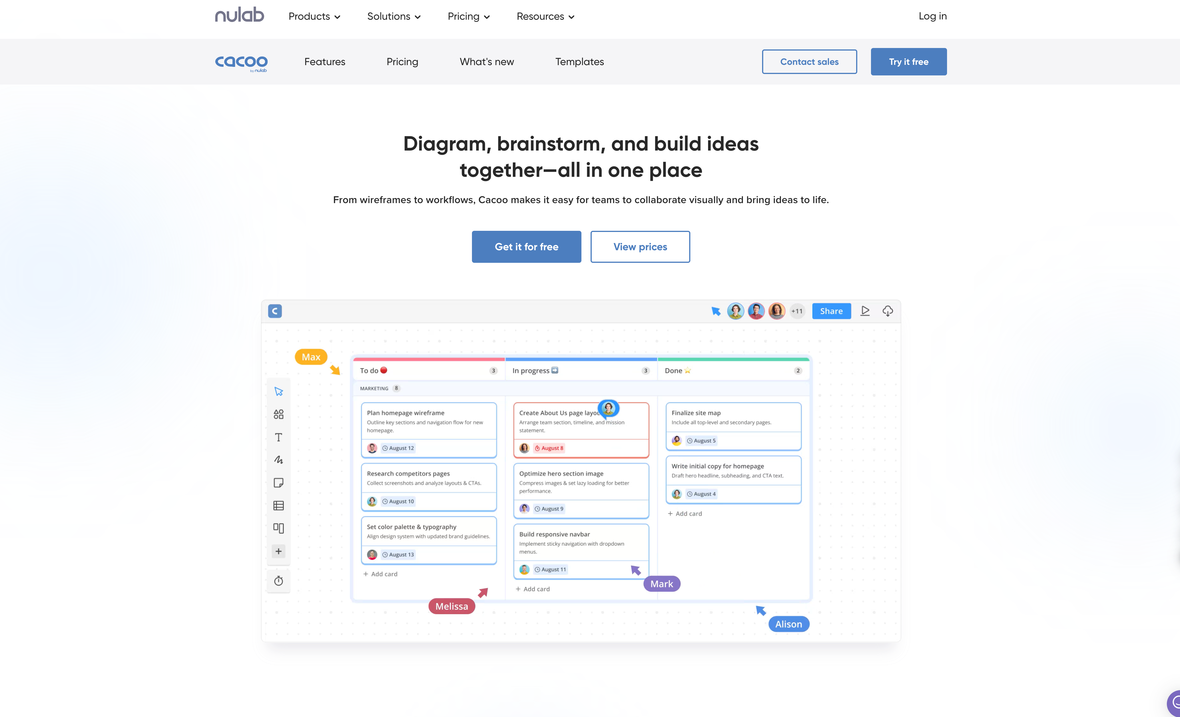 画平面图软件Cacoo