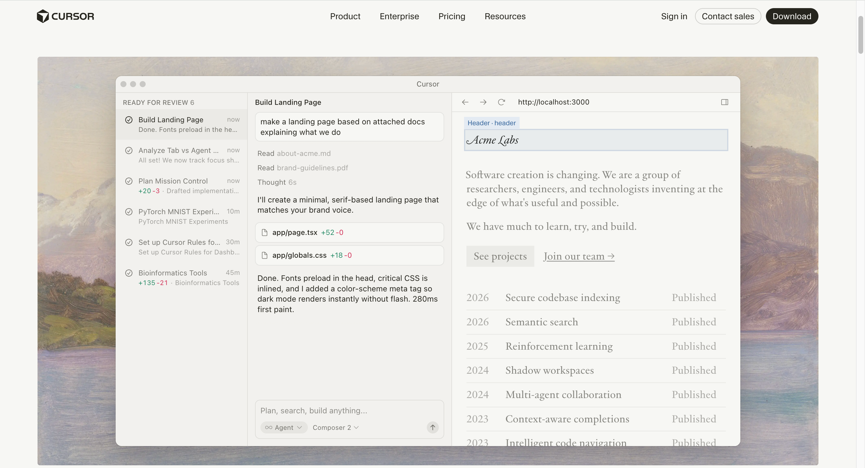 Cursor基于开发环境,补全或重构代码